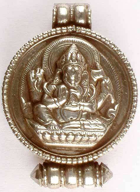 Lord Ganesha (Sterling Box Pendant)