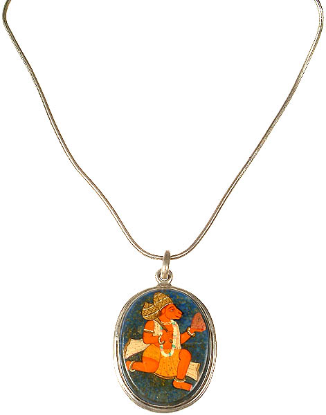Lord Hanuman Antiquated Necklace