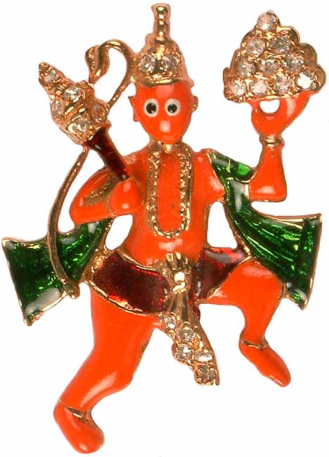 Lord Hanuman with Mount Sanjeevani