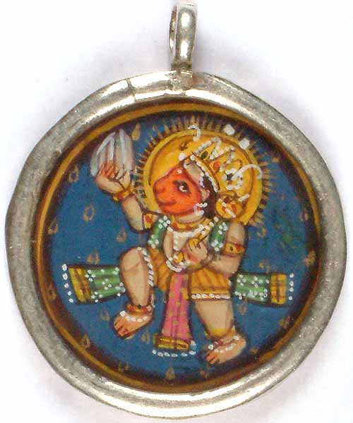 Lord Hanuman with Mount Sanjivani