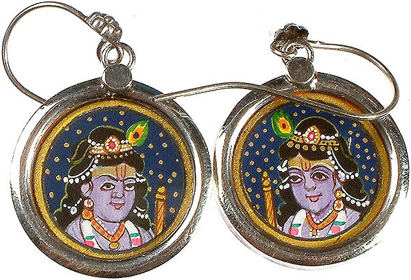 Lord Krishna Earrings