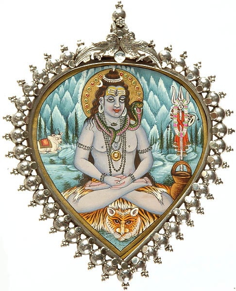 Lord Shiva Meditating At Mount of Kailash