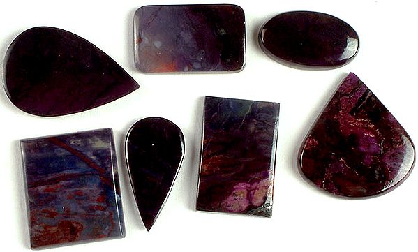 Lot of Seven Chaorite Cabochons