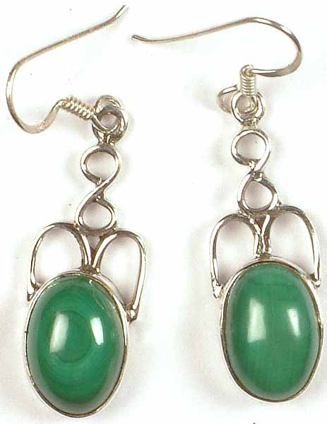 Malachite Earrings