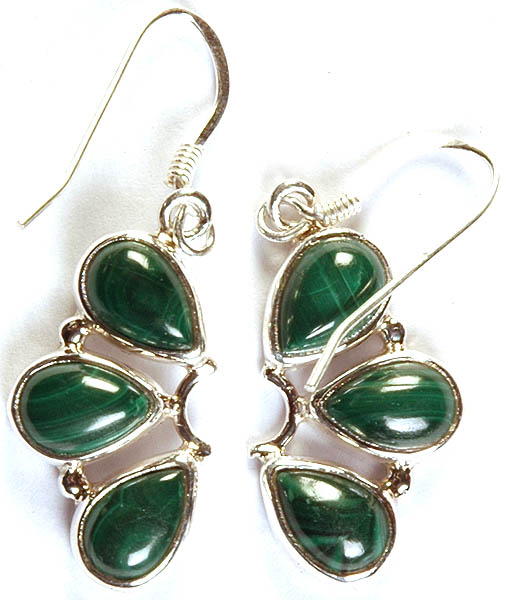 Malachite Earrings