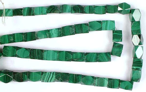 Malachite Faceted Rectangles