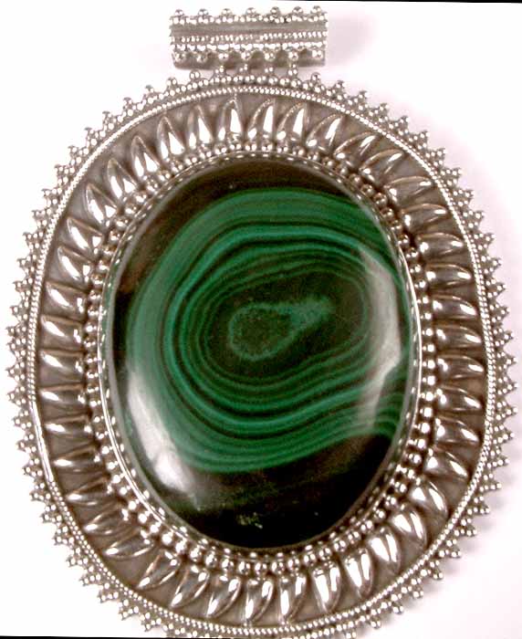 Malachite Oval Pendant