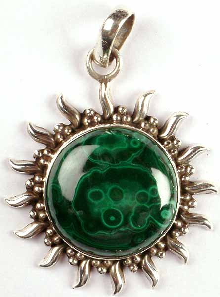 Malachite Sun Pendant