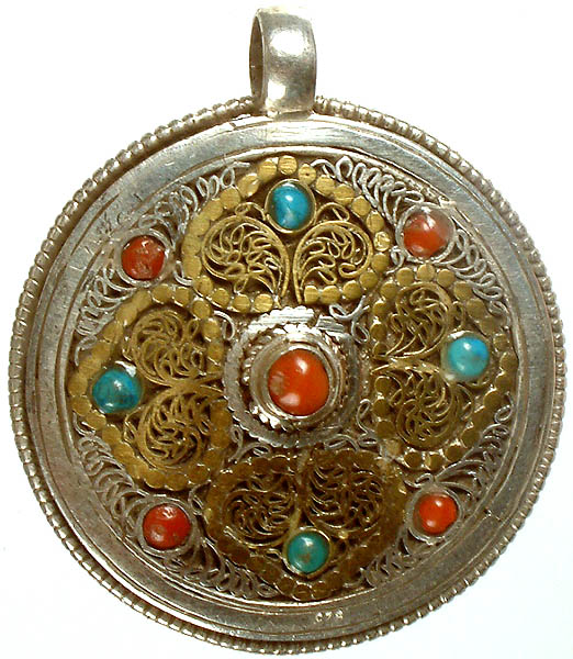 Mandala Pendant with Filigree