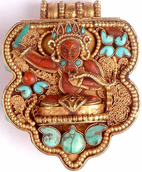 Manjushri Pendant with Enshrined Tara Image