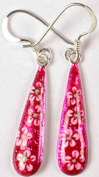 Meenakari Floral Earrings