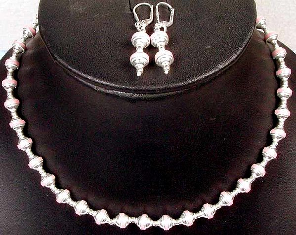 Meenakari Necklace & Earrings Set