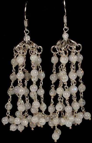 Moonstone Umbrella Chandeliers