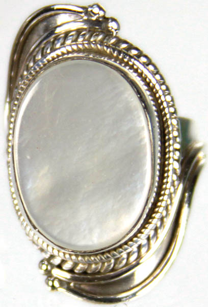 MOP (Shell) Oval Ring