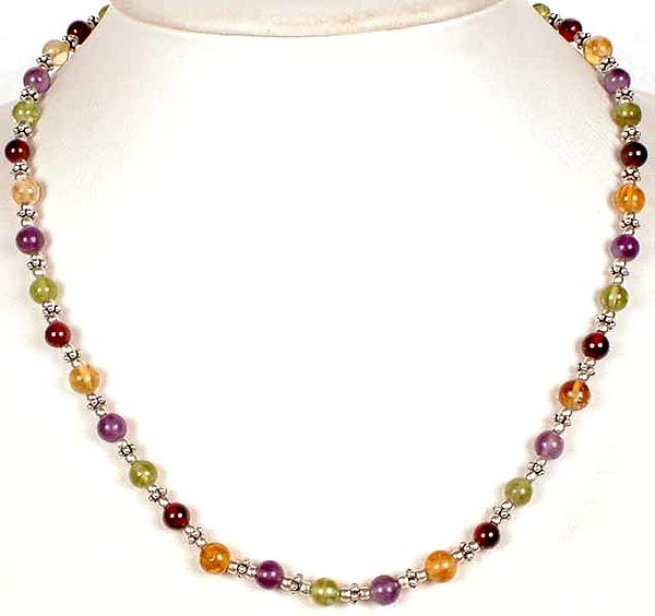 Multi-color Beaded Necklace to Hang Your Pendants On