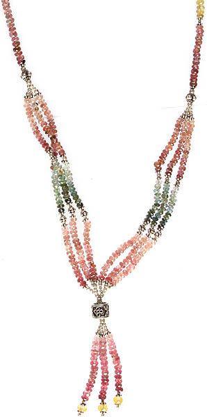 Multi-color Faceted Tourmaline Necklace