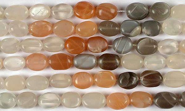 Multicolor Moonstone Ovals