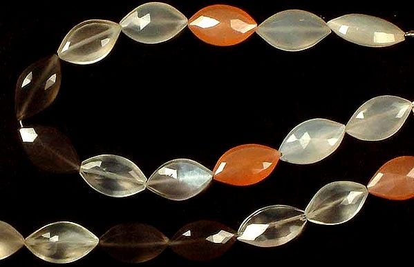 Multi-color Moonstone Pointed Ovals