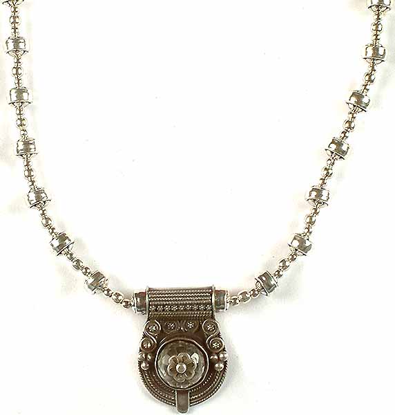 Necklace from Rajasthan with Crystal