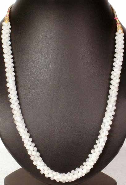 Necklace of Moonstone Balls