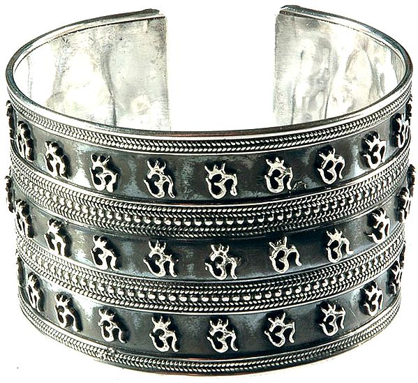OM (AUM) Cuff Bracelet
