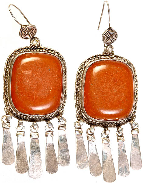 Amber Large Earrings