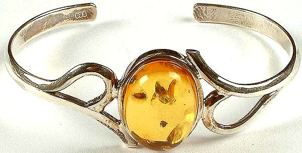 Oval Amber Bracelet