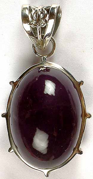 Oval Amethyst Pendant