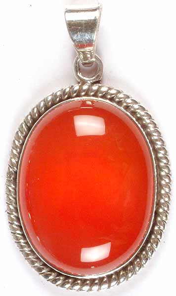 Oval Carnelian Pendant