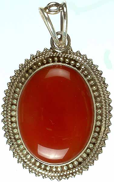 Oval Carnelian Pendant