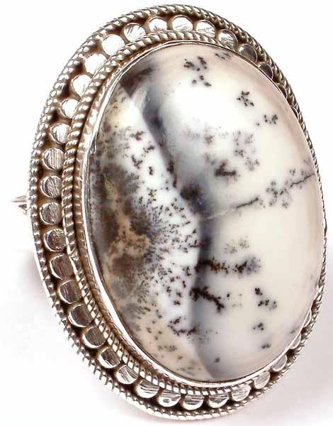 Oval Dandruff Opal Ring