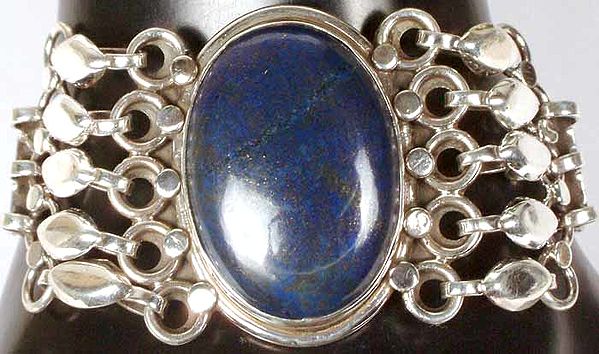 Oval Lapis Lazuli Bracelet
