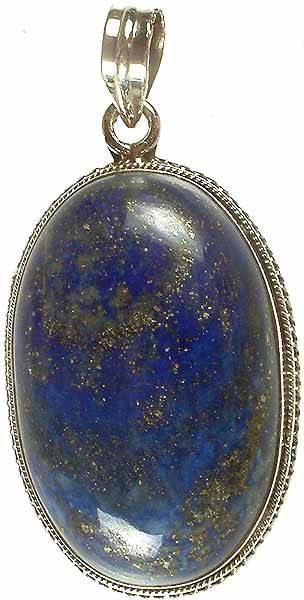 Oval Lapis Lazuli Pendant