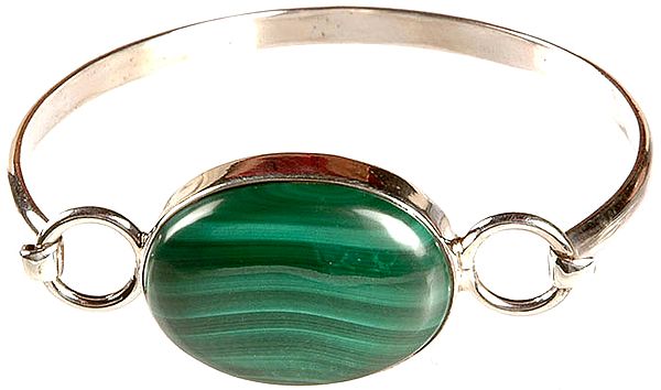 Oval Malachite Bracelet