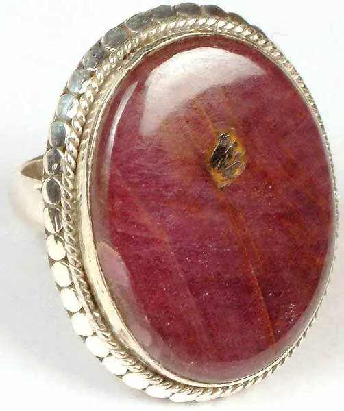 Oval Ruby Ring