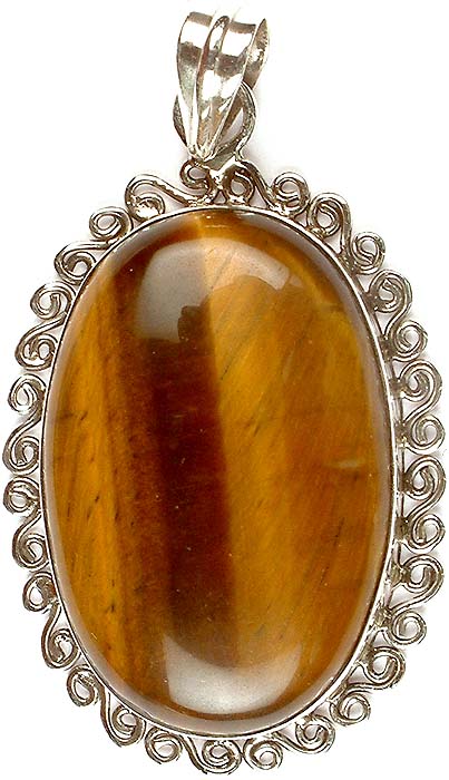 Oval Tiger Eye Pendant