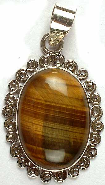 Oval Tiger Eye Pendant