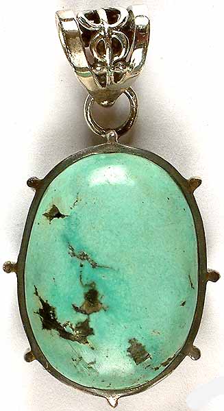 Oval Turquoise Pendant