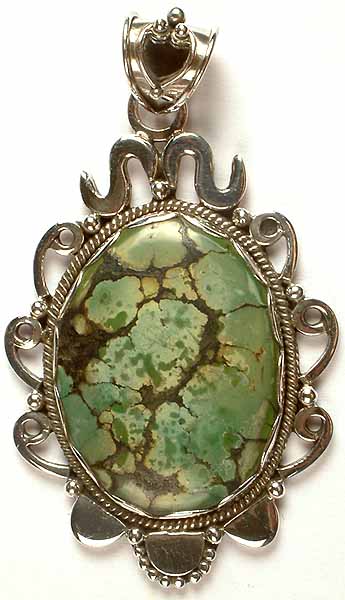 Oval Turquoise Pendant