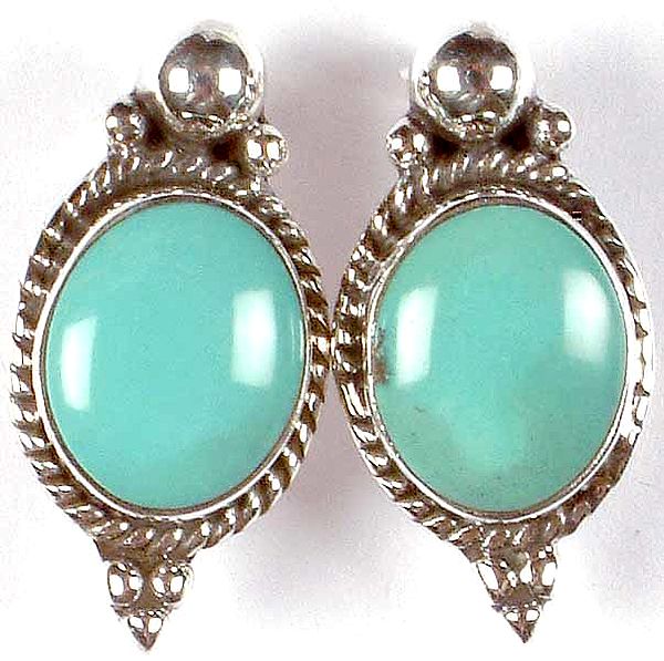 Oval Turquoise Tops