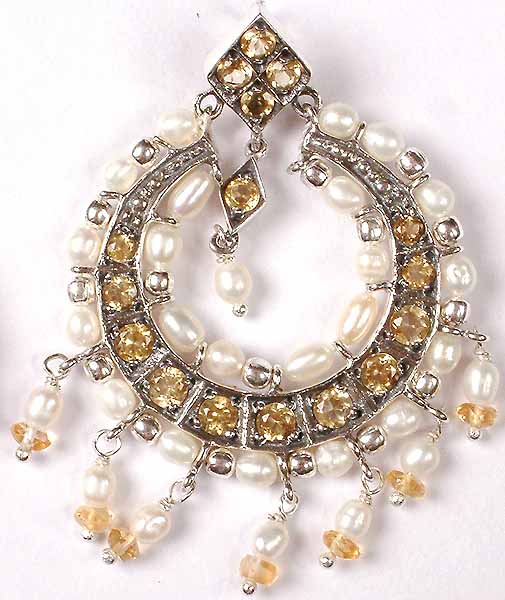 Pearl and Citrine Chandelier