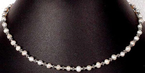 Pearl Beaded Necklace to Hang Your Pendants On