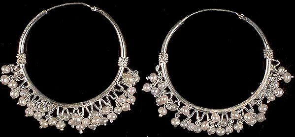 Pearl Hoops