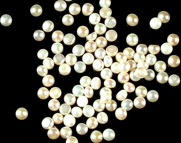 Pearl mm Sized Cabochons (Price Per 100 Pieces)