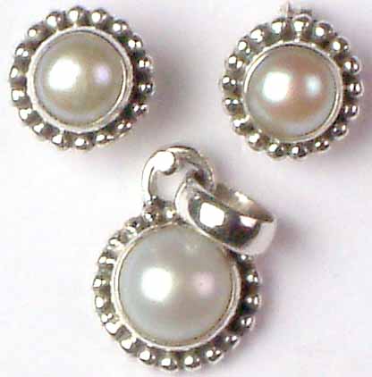 Pearl Pendant with Matching Tops