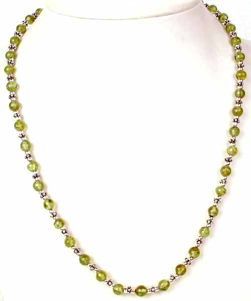 Peridot Necklace to Hang Your Pendants On