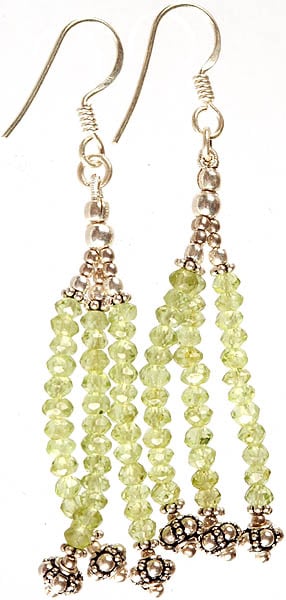 Peridot Shower Earrings