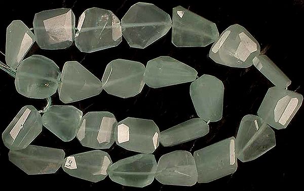 Peru Chalcedony Faceted Tumbles
