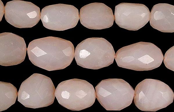 Pink Chalcedony Faceted Tumbles