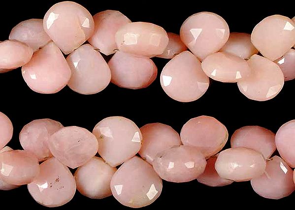 Pink Opal Faceted Briolette